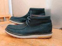 Clarks Mumford Folk Boots Stiefel Schuhe blau Nubukleder Gr. 43 Hessen - Weilrod  Vorschau
