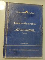 Original DDR Ersatzteilkatalog für SIMSON Schwalbe KR51 / KR 51 Hessen - Trebur Vorschau