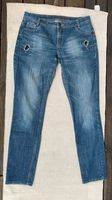 Street One-Jeans mit Glitzer-Applikationen Größe 40 Farbe:blau Hessen - Calden Vorschau
