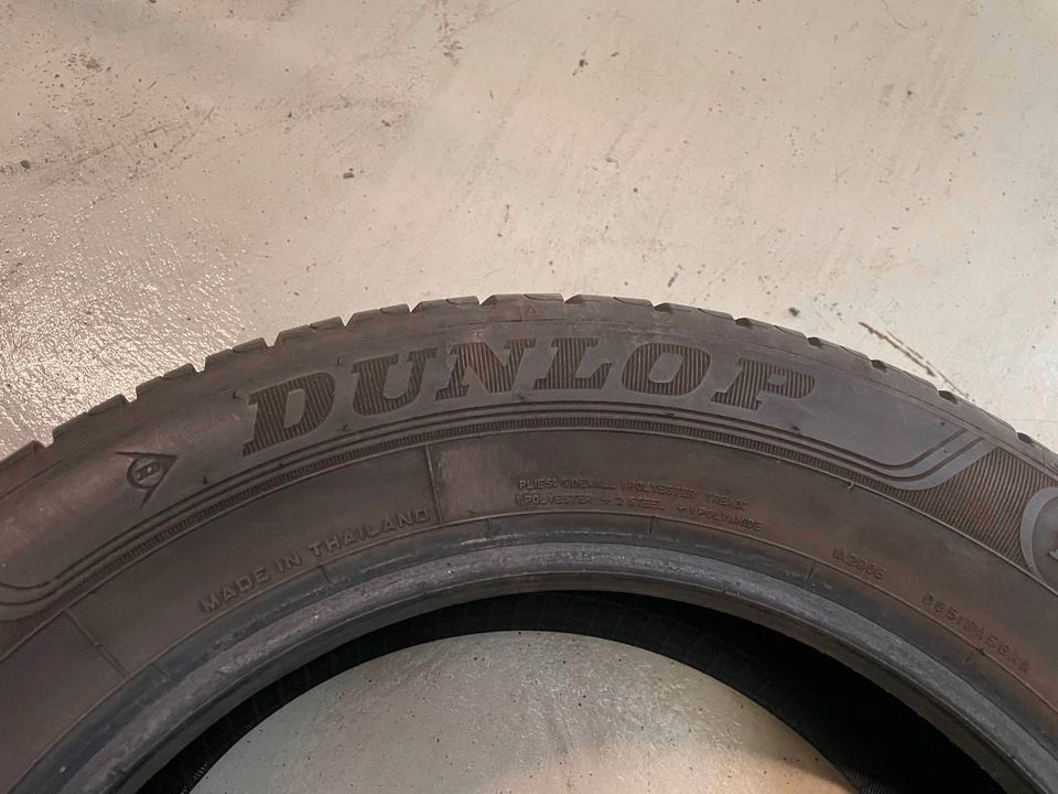 4 Sommerreifen 175/65/R15 84T 5,6-4,4mm Dunlop mit Montage #C428S in Hanau