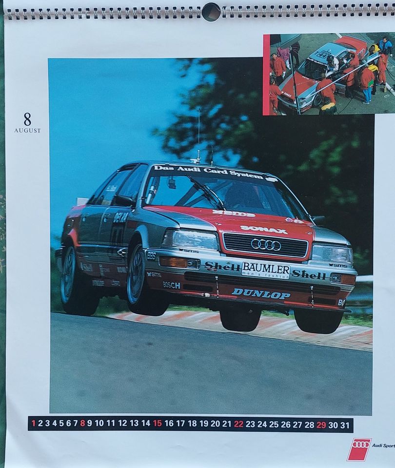 Audi Sport Kalender 1993 in Neckarsulm