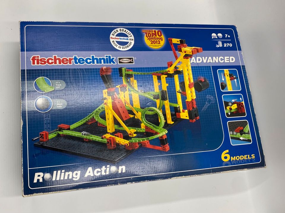 Fischertechnik Murmelbahn rolling action 6 Modelle Spielzeug in Hamburg