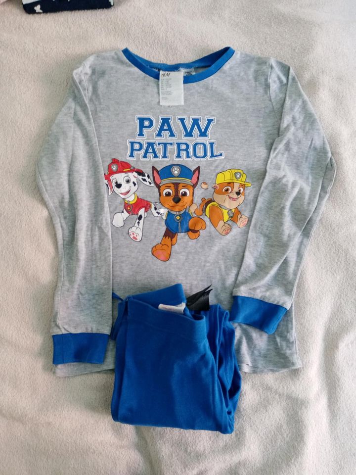 Paw Patrol Pyjama, Schlafanzug H&M Gr. 122-128 in Schweitenkirchen