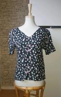 Object Bluse 36 S Grün Print Tupfer Kurzarm Blusenshirt Friedrichshain-Kreuzberg - Kreuzberg Vorschau