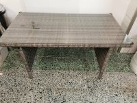 Gartentisch Balkontisch Polyrattan grau 150x80 cm Neu (3-1) Nordrhein-Westfalen - Mettmann Vorschau