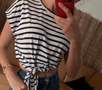 ZARA – Gestreiftes Crop-Top mit Knoten – NEU mit Etikett Bayern - Neunburg Vorschau