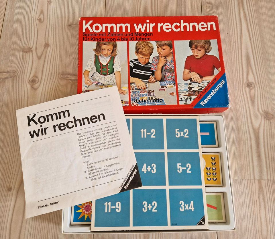 Komm wir rechnen retro Spiel Ravensburger in Grasberg