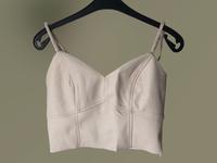 AMISU Korsett Bustier Top Gr. XS beige creme Lederoptik Girls 34 Sachsen-Anhalt - Magdeburg Vorschau
