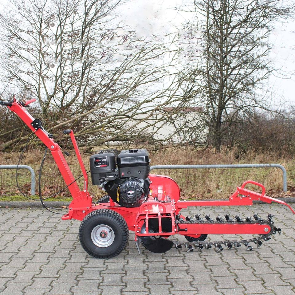 HZC Grabenfräse GF170 mit Briggs & Stratton 13 PS Benzinmotor - NEU in Mönchengladbach