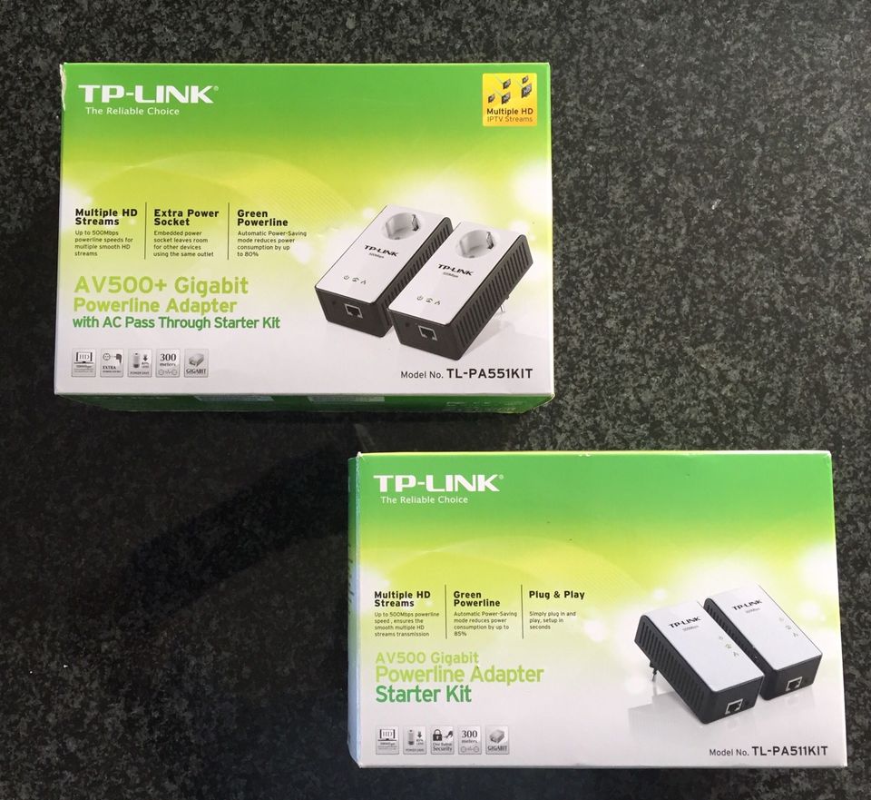 TP LINK AV 500 Gigabit Adapter in Illertissen