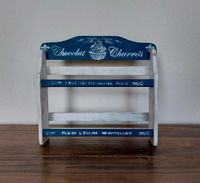 Kleines Gewürzregal shabby chic blau weiß maritim Küche Gewürze Berlin - Tempelhof Vorschau