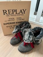 Replay Stiefeletten mit Keilabsatz und Rauhleder Gr. 38 Hessen - Rödermark Vorschau