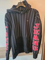 Tommy Hilfiger Jeans Hoodie gestreift rot weiß L mit Kaputze Niedersachsen - Stade Vorschau