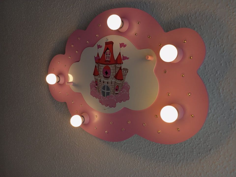 Kinderzimmerlampe Elobra Motiv Schloss mit Einhorn in Waldenbuch