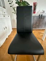 4 schwarze Stühle für Esszimmer Bayern - Karlsfeld Vorschau