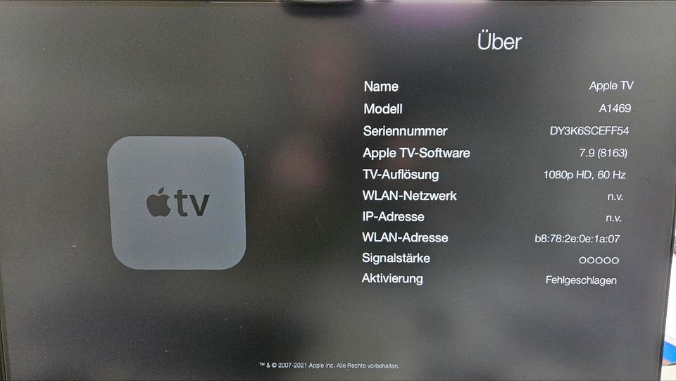 Apple TV 3. Generation A1469 in Garbsen
