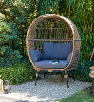 Siena Garden Salerno Loungeinsel Salerno Nest schwarz / natur Baden-Württemberg - Riedlingen Vorschau