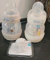 Neu MAM 2 Flaschen und 3 Nuckel Baby Niedersachsen - Ilsede Vorschau