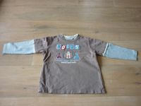 Braun/ blaues Langarm-Shirt "Robot" Gr. 98 im Lagenlook Baden-Württemberg - Mosbach Vorschau