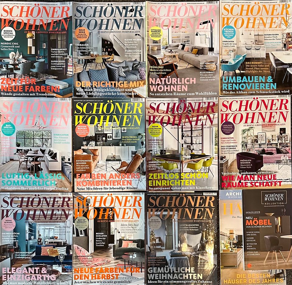 Schöner Wohnen Zeitschriften Wohnmagazin 2017 in Siegen