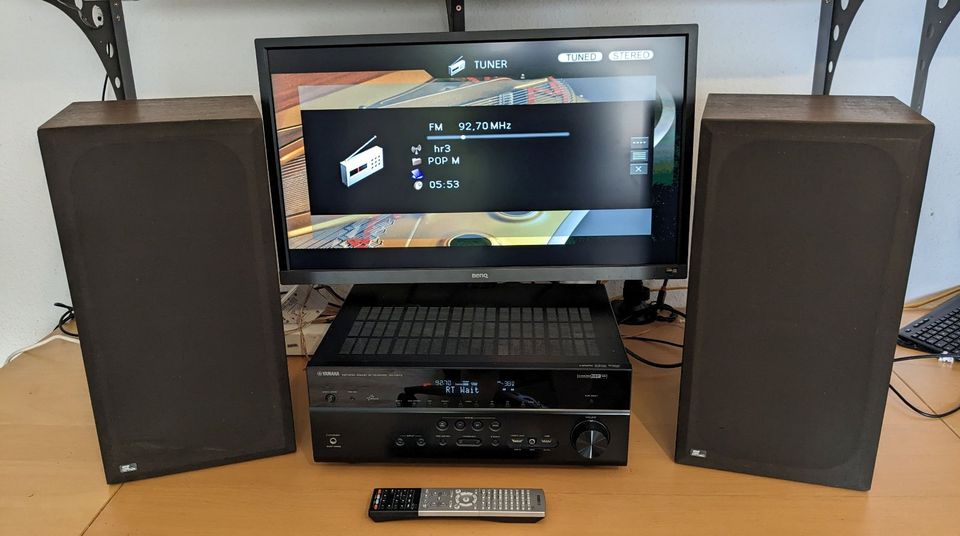 HIFI Set Receiver Yamaha RXV 673 und Telesound 3100 Lautsprecher in Schifferstadt