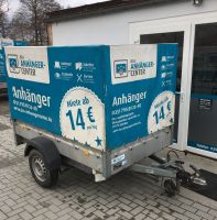 Kastenanhänger mit Hochplane - mieten/ ausleihen 24h-Tarif Dresden - Weixdorf Vorschau