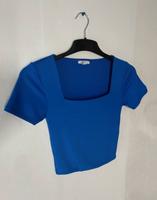 Enges Blaues Amisu Shirt Eckiger Ausschnitt Saarland - Schiffweiler Vorschau