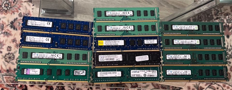 Kingston Samsun Crucial DDR3 Ram Arbeitsspeicher 4 und 2GB in Berlin