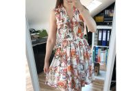 NEU Kleid Minikleid HM 36 Sommerkleid  Blumen ausgestellt Nürnberg (Mittelfr) - Mitte Vorschau