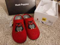 Hush Puppies Hausschuhe neu Filzpantoffel Wollfilz rot Eule Dresden - Blasewitz Vorschau