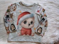 Handmade Pullover Pulli Weihnachtstiere Gr. 98 Weihnachten Winter Hessen - Feldatal Vorschau