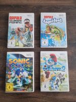 WIii Spiele Sonic Colours Schlümpfe 2 Angelspass Pro Bass Fishing Nordrhein-Westfalen - Recklinghausen Vorschau