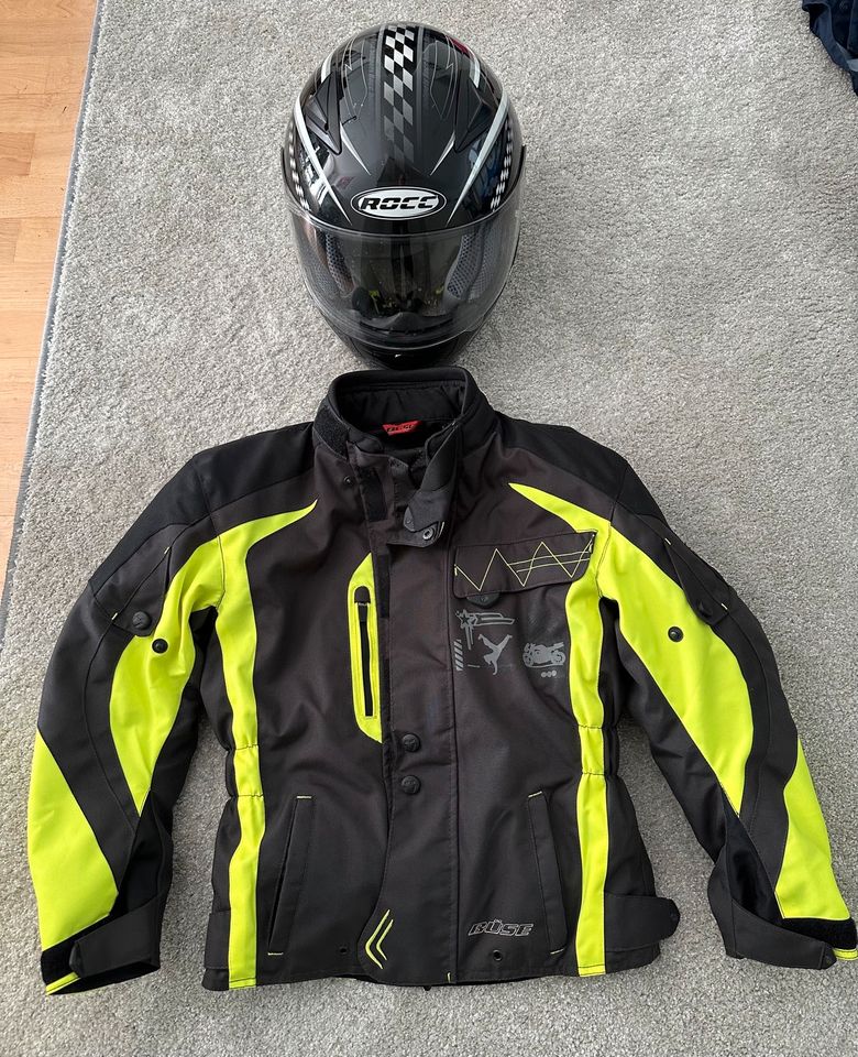 Helm XXS und Motorradjacke Gr.140 in Berlin