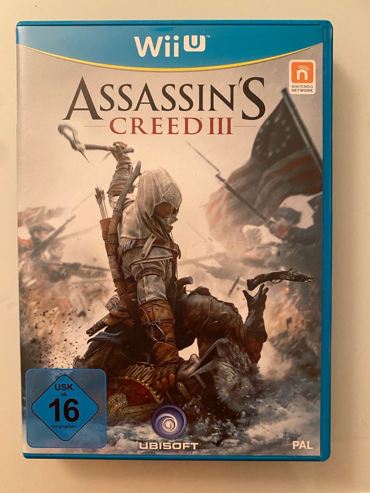 WiiU Spiel „Assassins Creed III“ neuwertig in Heroldsberg