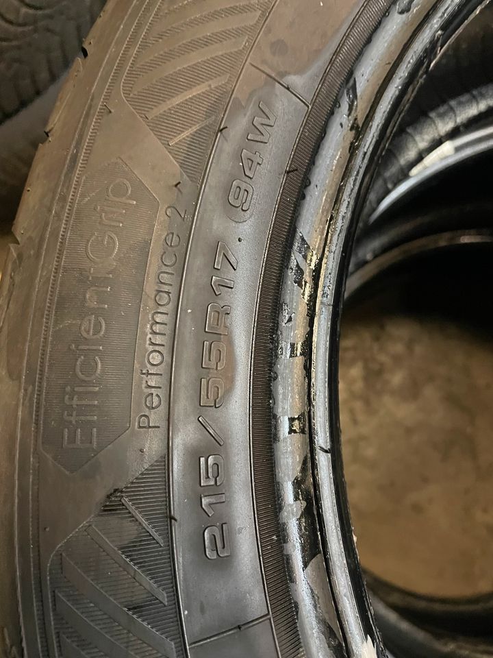 4 Sommerreifen 215/55 R17 Goodyear  6-7mm Reifen 215 55 17 in Seesen