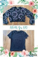 H&M Set GR. 170 Crop Pulli Sweatshirt + Tshirt Slim schwarz Teeni Nordrhein-Westfalen - Beckum Vorschau