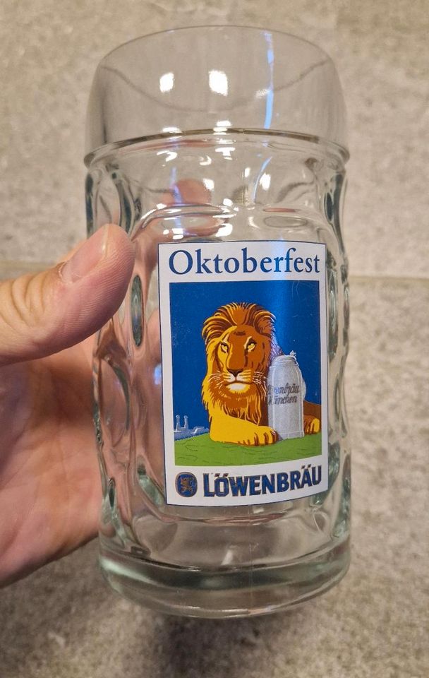 Bierkrug, Bierkrüge, Bierglas, Glas in Linsengericht