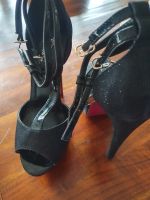 Riemchen High Heels schwarz Glitzer, Pinker Sohle Gr. 37 Schleswig-Holstein - Oering Vorschau