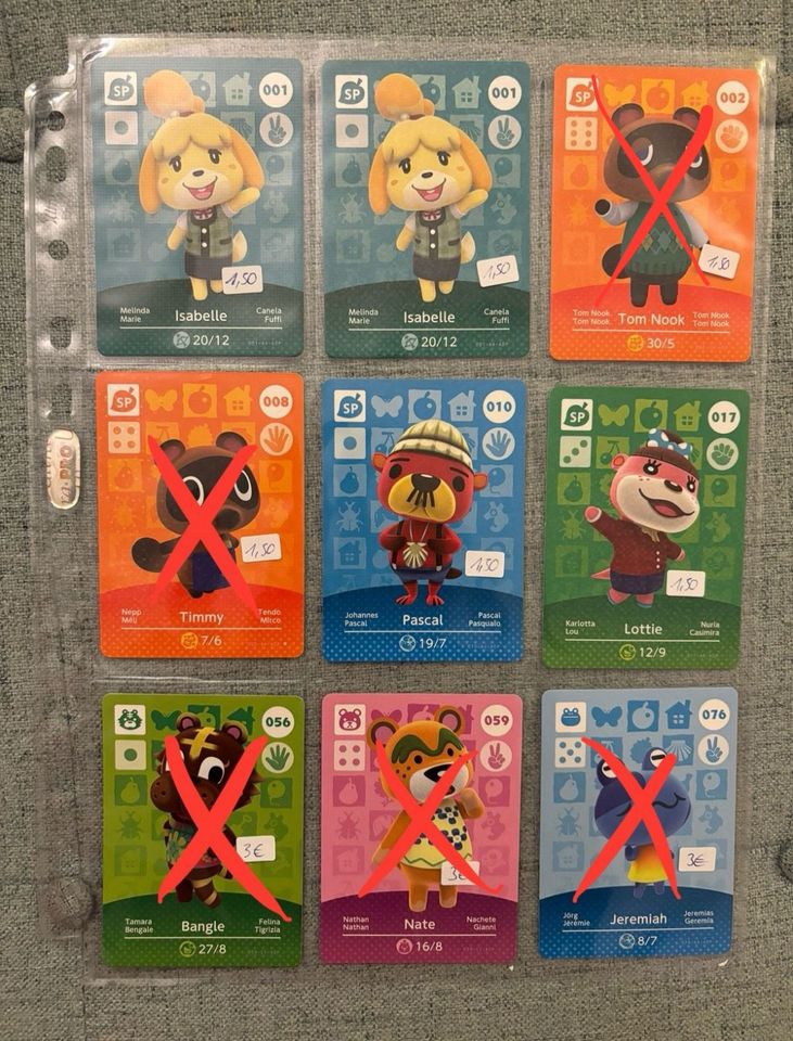 Animal Crossing Amiibo Karten: Serie 1-5, Womo in Berlin