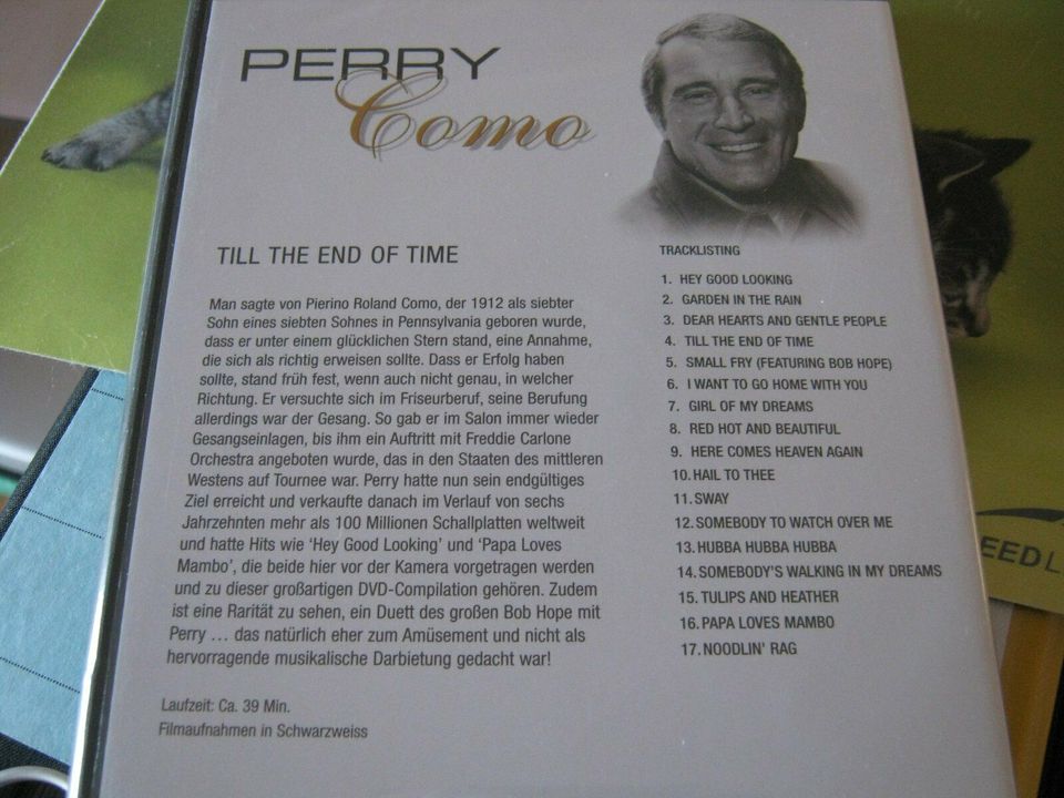 DVD – PERRY COMO TILL THE END OF LOVE - noch in OVP in Kratzenburg