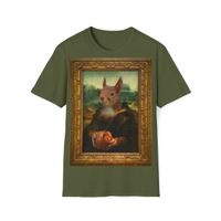 Eichhörnchen Mona Lisa, Leonardo, Hörnchen, hochwertiges T-Shirt Bayern - Olching Vorschau