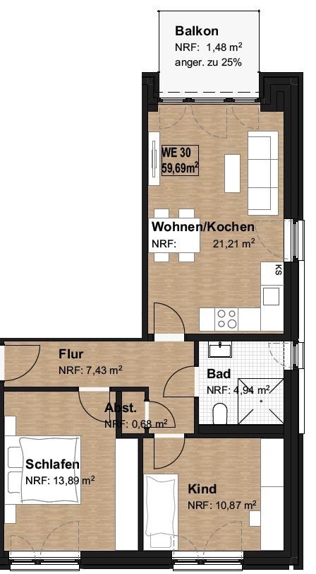 Attraktive Neubau-Mietwohnungen im Zentrum Bocholts in Bocholt