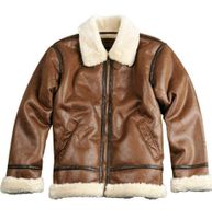 ALPHA INDUSTRIES Winterjacke B3 FL Flieger Jacket Leder Brown M Baden-Württemberg - Heilbronn Vorschau