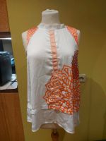 Desigual Bluse / Top Größe  M weiß  / Orange wie neu Niedersachsen - Stade Vorschau