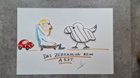 Helge Schneider 3d Handsigniert Das Zebrahuhn beim Arzt POPART Nordrhein-Westfalen - Ratingen Vorschau