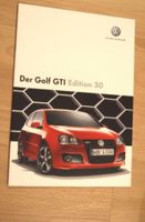 Golf V GTI Edition 30  "30 Jahre GTI"  Prospekt mit Preisliste Nordrhein-Westfalen - Leverkusen Vorschau