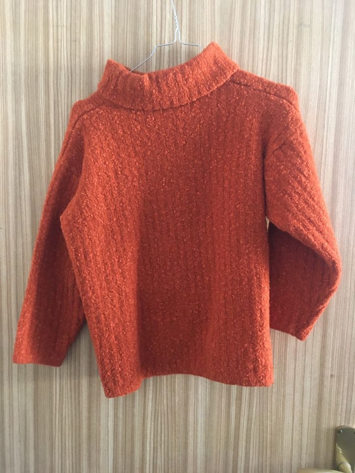 orangener Vintage Pullover in Mainz