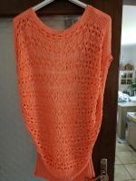 Netzpulli, Häkelpulli, NeonOrange Gr. 38 Bayern - Krombach Vorschau