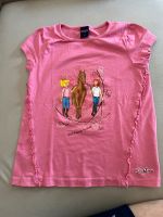 T-Shirt Bibi und Tina 128 rosa Mädchen Sachsen-Anhalt - Jessen (Elster) Vorschau