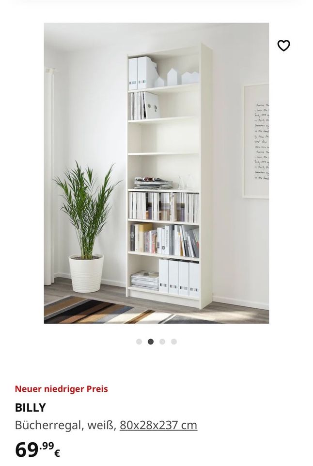 2x IKEA Billy Regal / Bücherregal / Offener Schrank in Hamburg